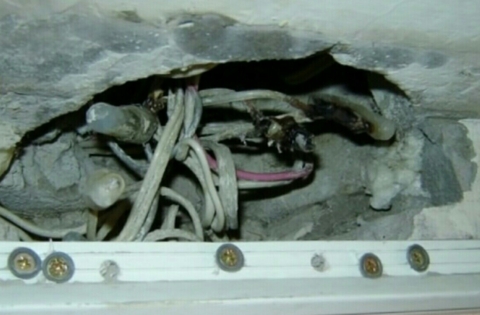 Короткое замыкание электропроводки